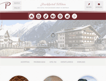 Tablet Screenshot of parkhotel-soelden.at